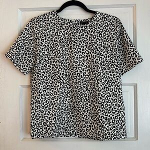 Leopard print blouse